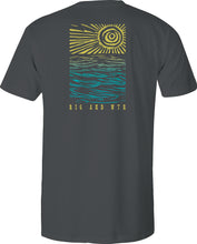 Load image into Gallery viewer, RWP Short Sleeve Cotton Tee - Sunny Waves - Pepper