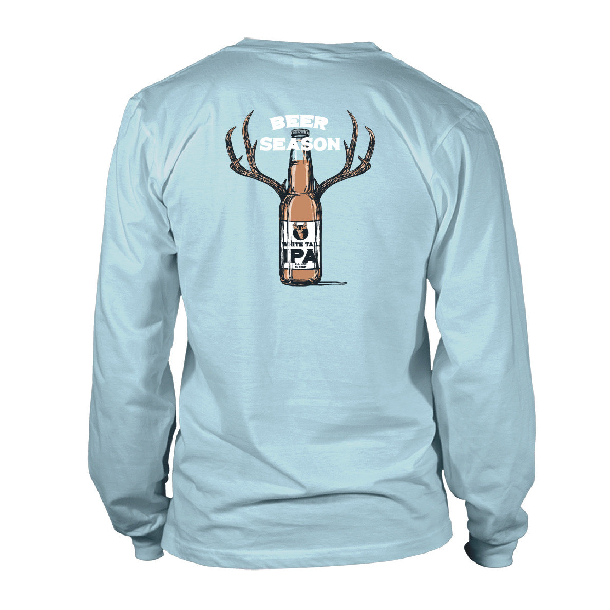 Long Sleeve UV50 Performance RWP Beer Season - Sky Blue