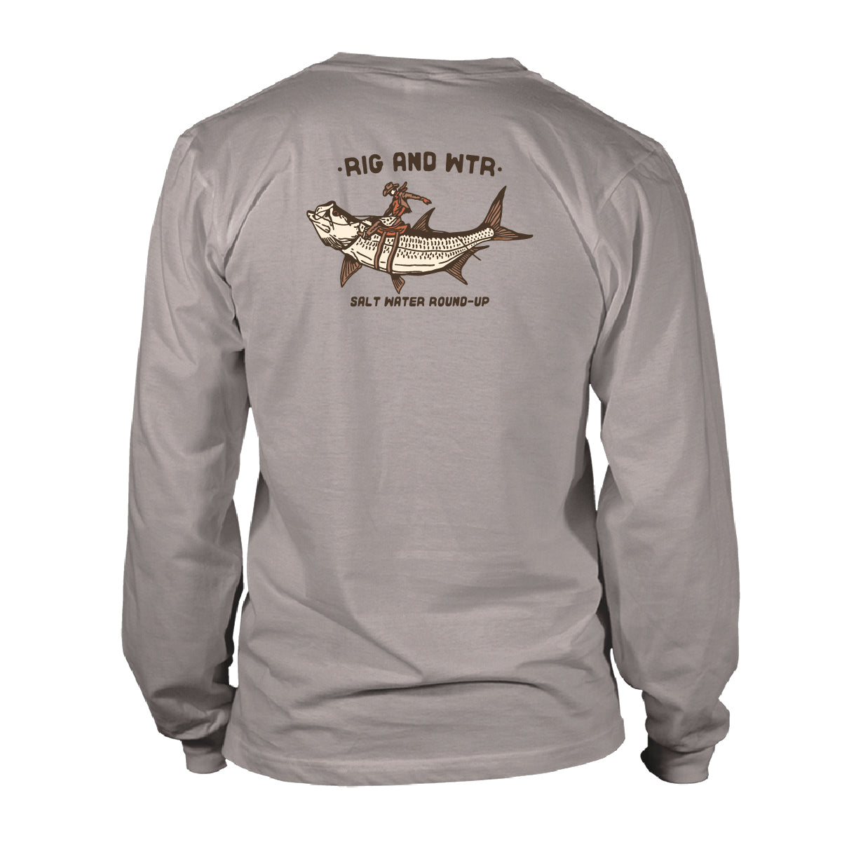RWP Youth Long Sleeve Performance UV50 - Tarpon Cowboy - Granite