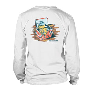 Long Sleeve UV50 Performance Dog Cooler - White
