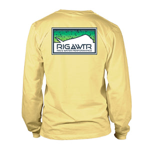 Long Sleeve UV50 Performance RWP Mahi Badge - Yellow