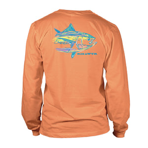 Long Sleeve UV50 Performance RWP Neon Tuna - Melon