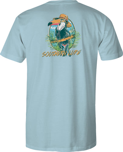 Short Sleeve RWP Performance UV50 - Toucan - Sky Blue