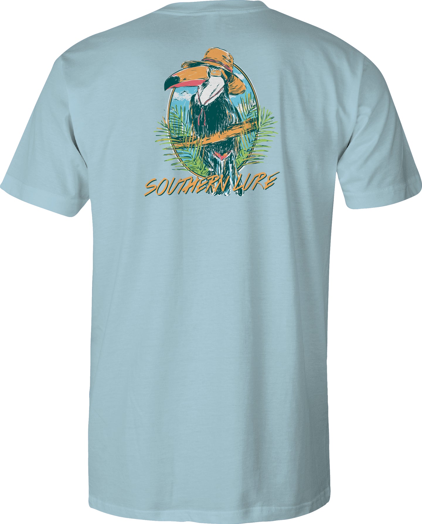 Short Sleeve RWP Performance UV50 - Toucan - Sky Blue