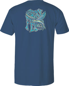 Short Sleeve Performance UV50 - Stay Fly V2 - Slate
