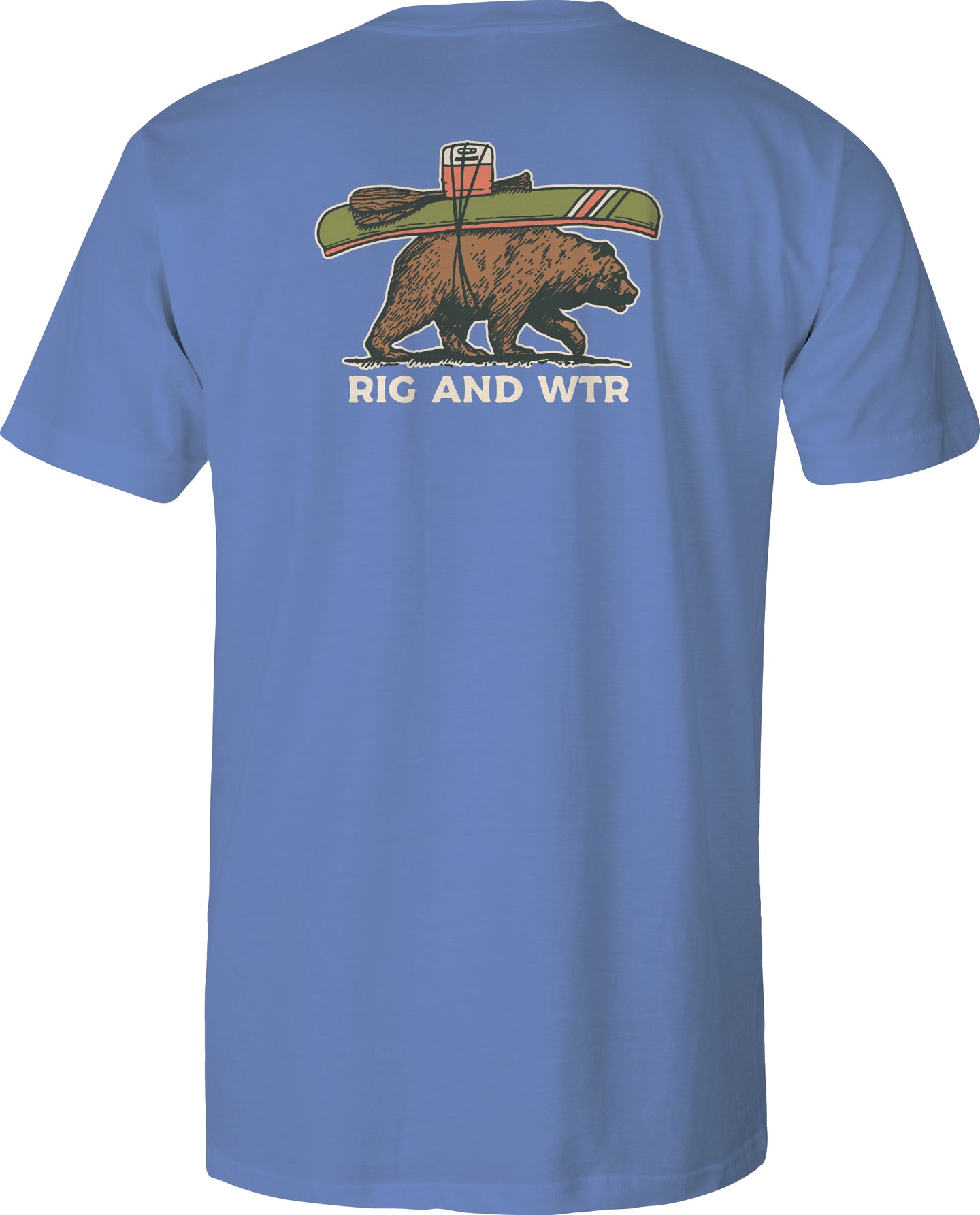 Youth & Toddler Short Sleeve RWP Cotton Tee - Canoe Bear - Dusk