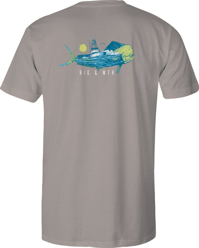 Youth Short Sleeve RWP Cotton Tee - Mahi Sport - Granite
