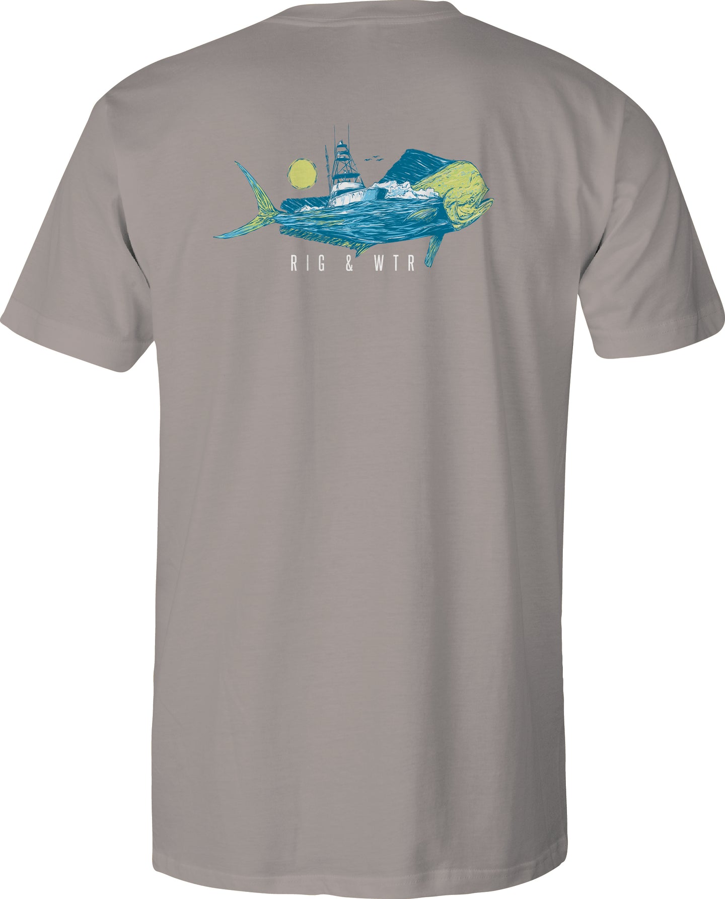 Youth Short Sleeve RWP Cotton Tee - Mahi Sport - Granite