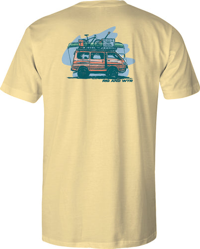 Youth Short Sleeve RWP Cotton Tee - Roam - Yellow