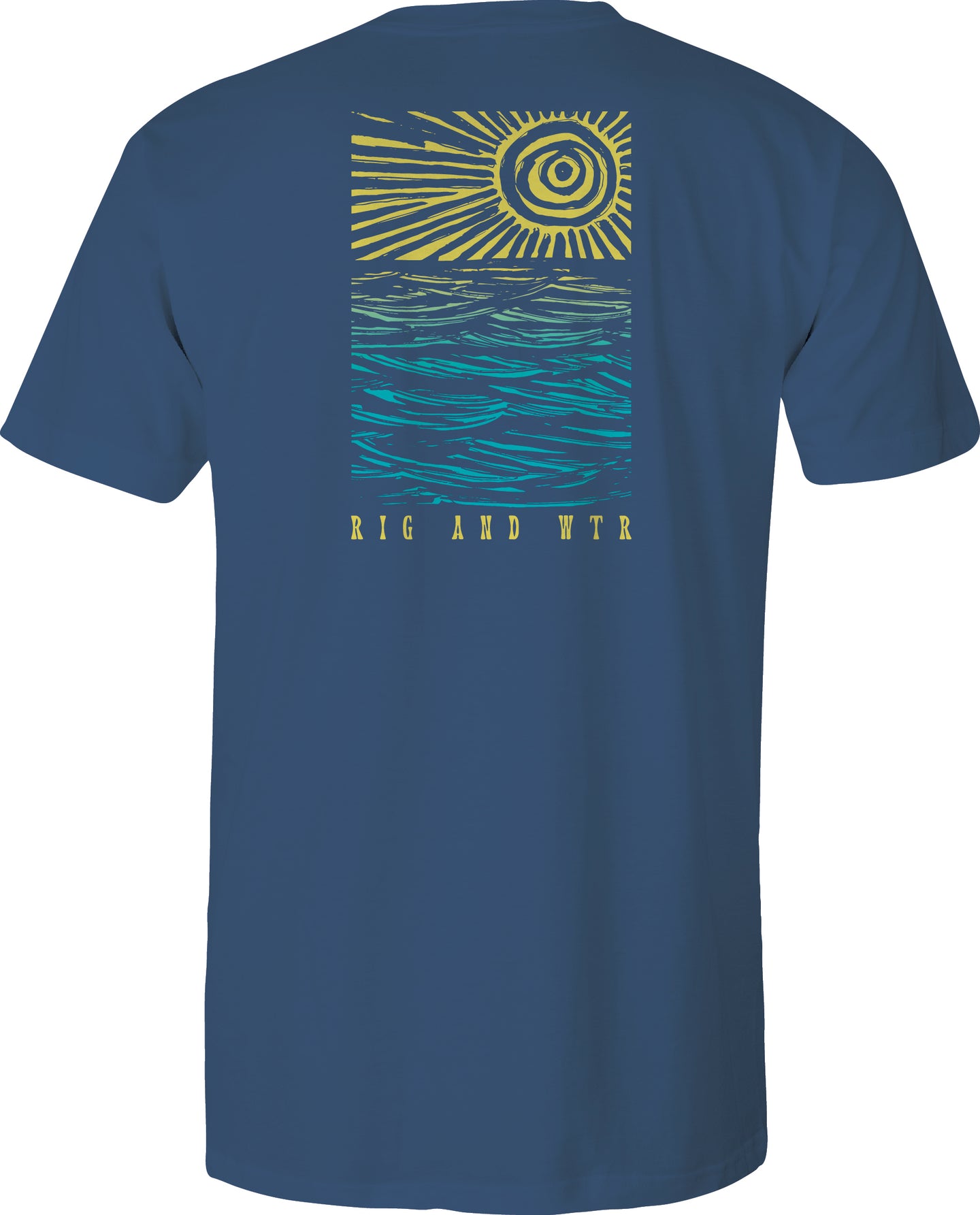 Short Sleeve UV50 Performance RWP Sunny Waves - Slate
