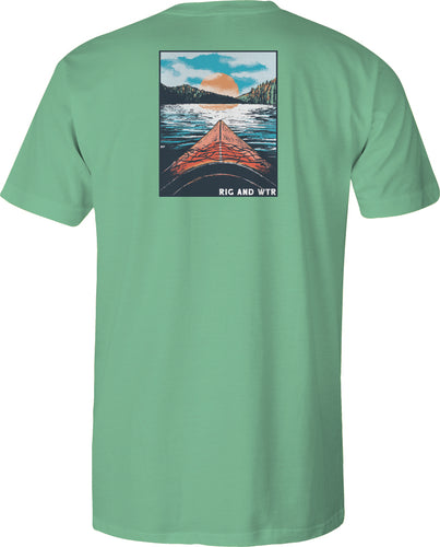 Youth Short Sleeve RWP Cotton Tee - Serenity - Seafoam