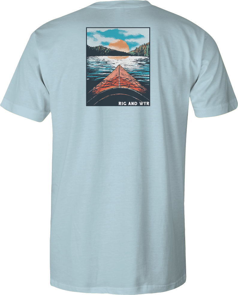 Youth Short Sleeve RWP Cotton Tee - Serenity - Sky Blue