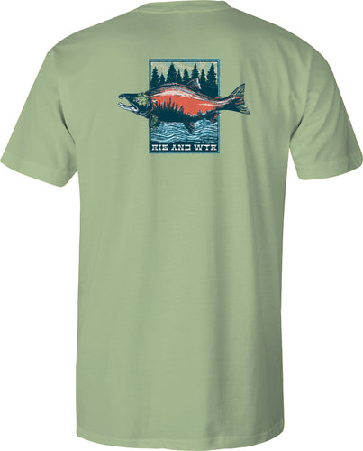 Youth Short Sleeve RWP Cotton Tee - Sockeye - Bay