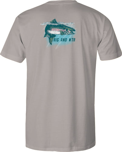 Youth Short Sleeve RWP Cotton Tee - Trout - Granite