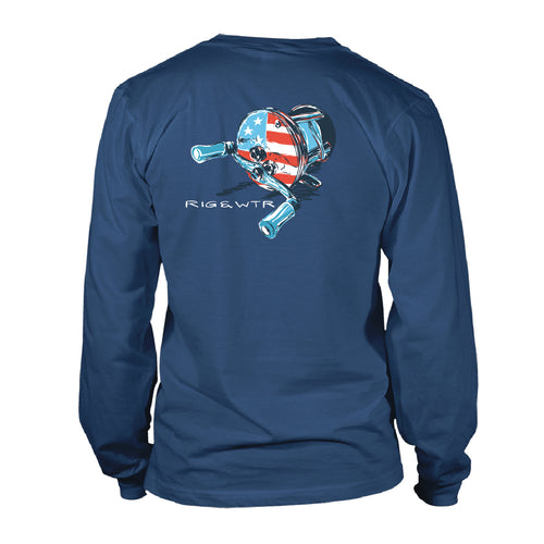 Long Sleeve UV50 Performance RWP USA Reel -Slate