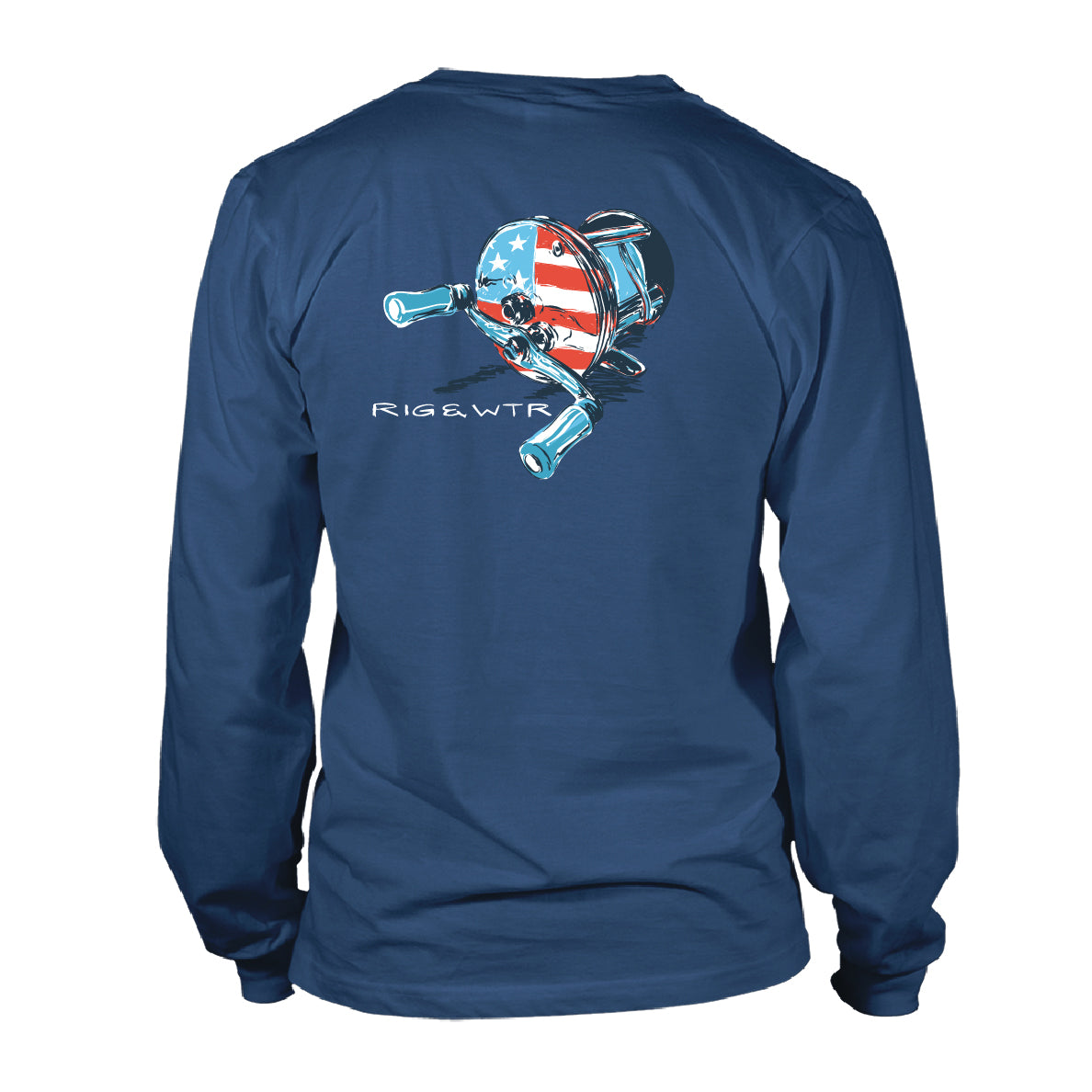 Long Sleeve UV50 Performance RWP USA Reel -Slate