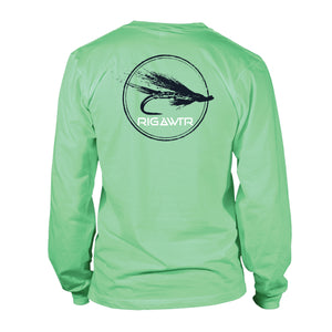 RWP Youth Long Sleeve Performance UV50 Vintage Fly Mint