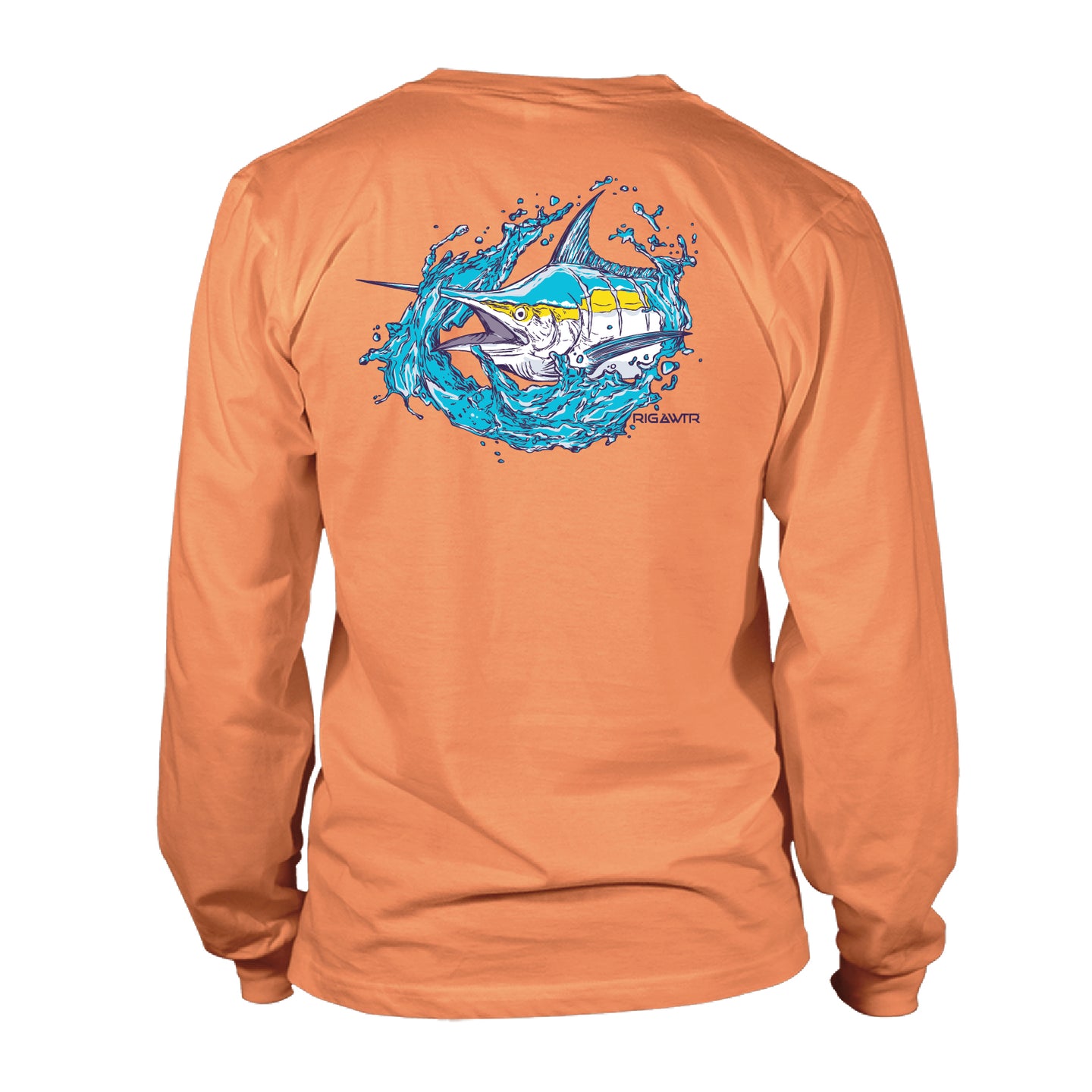 UV50 Long Sleeve Shirt - Splash Marlin - Melon