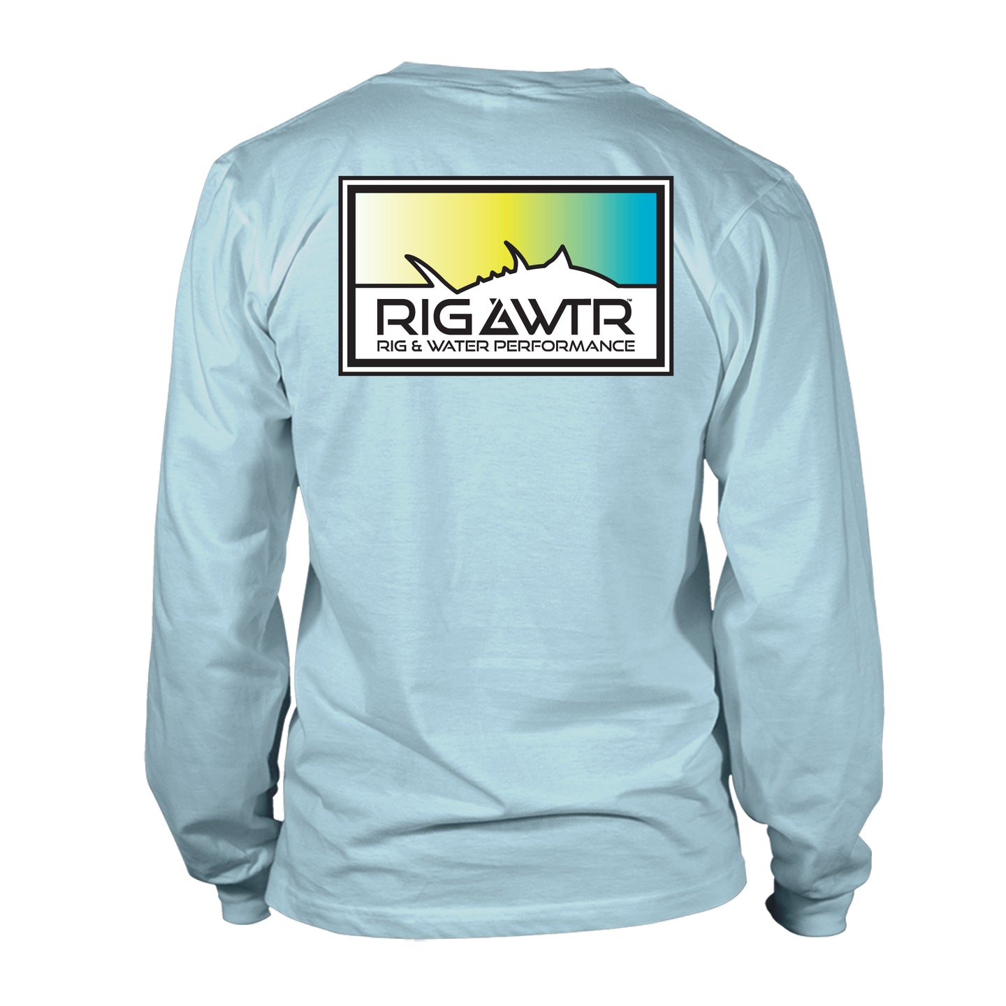 RWP Youth Long Sleeve Performance UV50 - Tuna Patch - Sky Blue