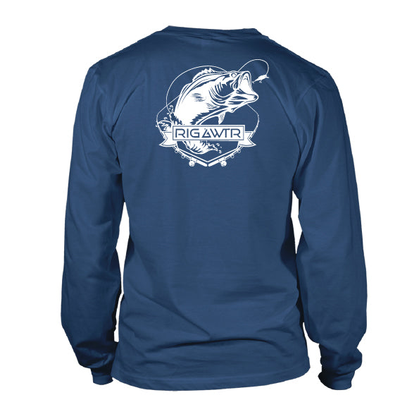 Long Sleeve UV50 Performance Bass 01 - Slate