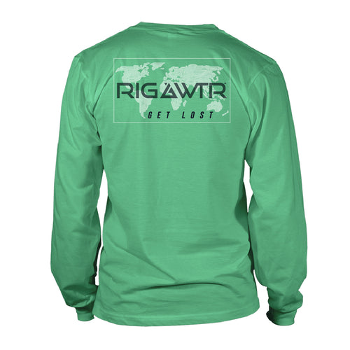 Long Sleeve UV50 Performance Get Lost - Seafoam