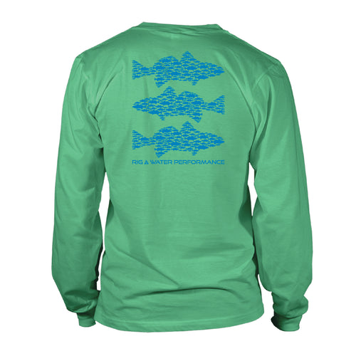 Long Sleeve Performance UV50  - Trifecta - Seafoam