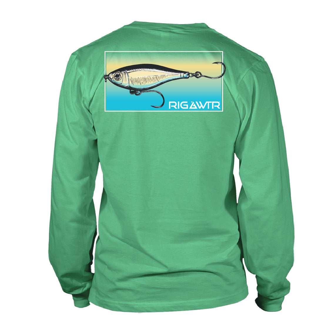 Long Sleeve UV50 Performance Tee - Saltwater Lure - Seafoam