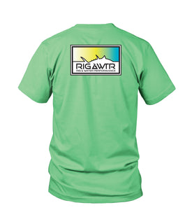 Short Sleeve Performance Tee UV50 - Tuna Patch - Mint