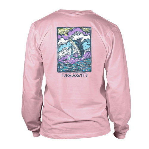 Women's - Long Sleeve UV50 - Marlin Block - Pink
