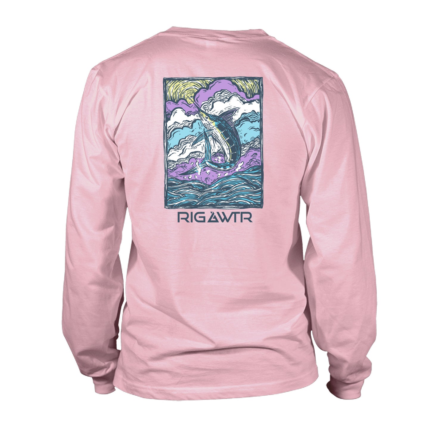 Women's - Long Sleeve UV50 - Marlin Block - Pink